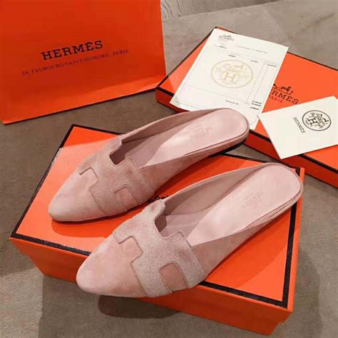 hermes shoes pink